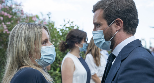 Pablo Casado en la Ofrenda floral a Miguel Ángel Blanco en Madrid