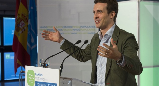 Pablo Casado interviene en la clausura del Campus de Verano de NNGG Madrid