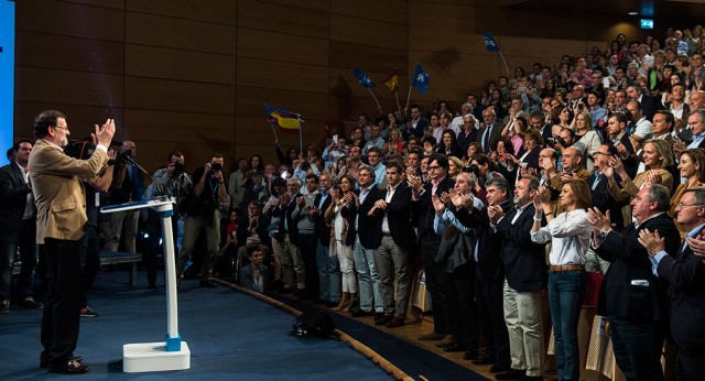 Mariano Rajoy durante su intervención en el acto celebrado en Toledo