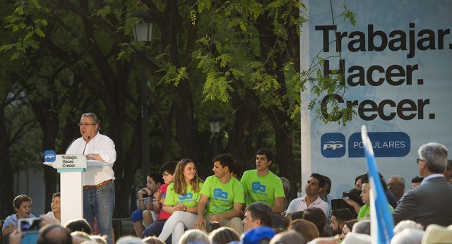 Juan Ignacio Zoido, durante su intervención