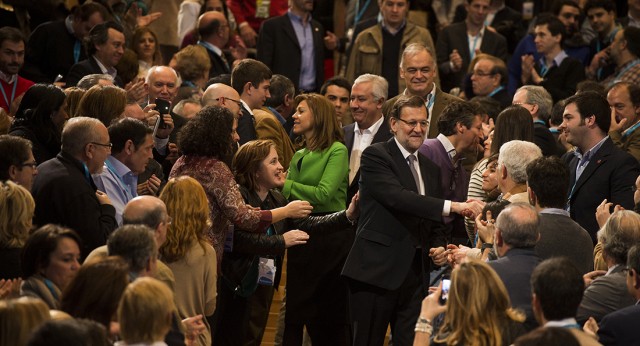 Mariano Rajoy, María Dolores de Cospedal y los Vicesecretarios del PP en la Clausura de la Convención 