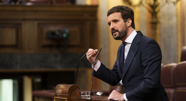 Pablo Casado en el Pleno del Congreso sobre los Fondos de Recuperación