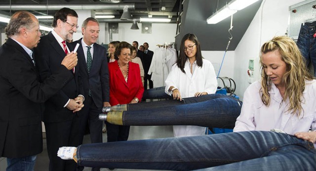 Mariano Rajoy visita la empresa Jeanología en Paterna, Valencia