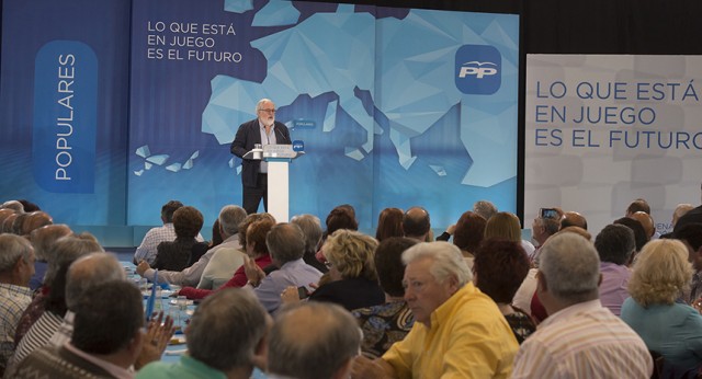 El candidato del PP a las elecciones europeas, Miguel Arias Cañete