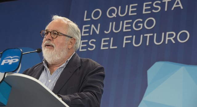 El candidato del PP a las elecciones europeas, Miguel Arias Cañete