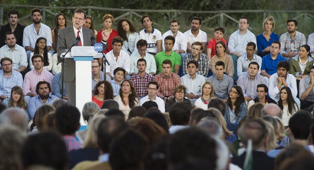 El presidente del Gobierno y del Partido Popular, Mariano Rajoy