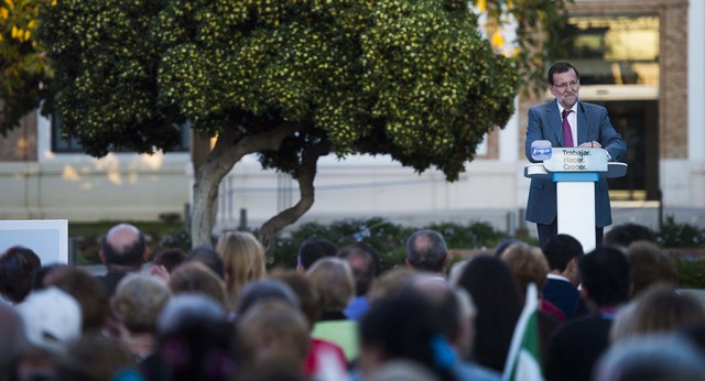 El presidente del Gobierno y del Partido Popular, Mariano Rajoy