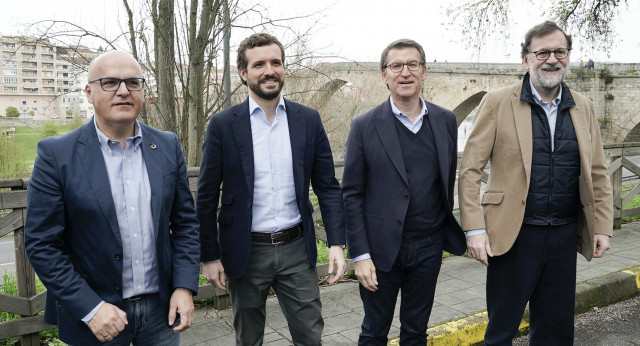 Pablo Casado en la celebración de los 11 años de Gobierno de Feijóo