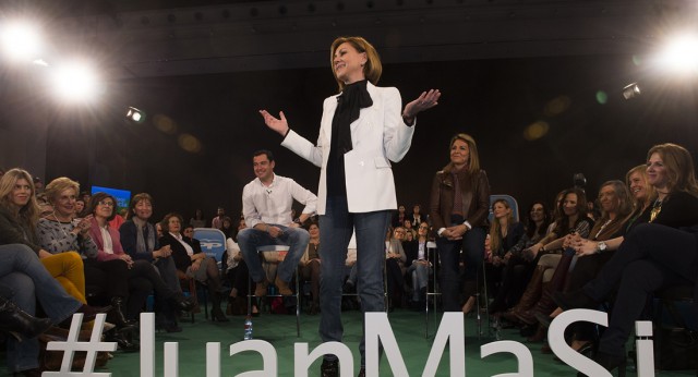 Mª Dolores de Cospedal en el acto "Cuestión de iguales" 