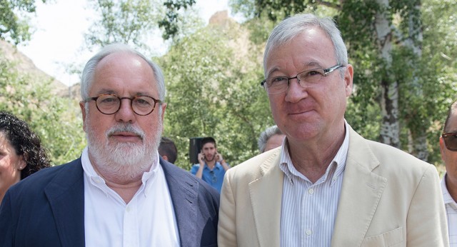 Miguel Arias Cañete y Ramón Luis Valcárcel en Murcia