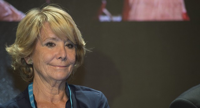 La presidenta del PP de Madrid, Esperanza Aguirre