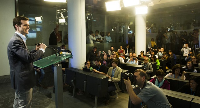 Rueda de prensa de Pablo Casado