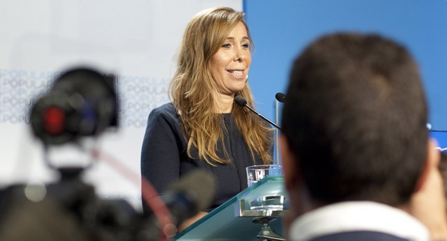 La presidenta del PP de Cataluña, Alicia Sánchez-Camacho