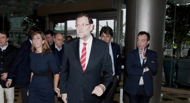 Mariano Rajoy llega a compañado de Báñez, Cobo, Sánchez-Camacho e Ignacio González a las Jornadas Estabilidad y Buen Gobierno en Corporaciones Locales