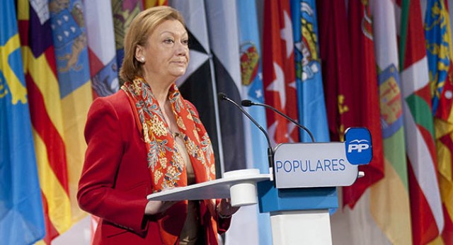 La presidenta de Aragón, Luisa Fernanda Rudi