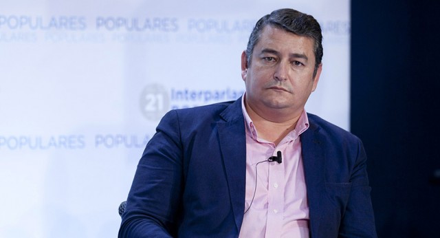 El secretario de Administraciones Territoriales del PP, Antonio Sanz