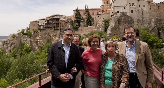 Mariano Rajoy y María Dolores de Cospedal en Cuenca