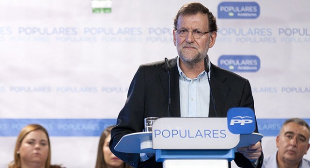 Mariano Rajoy durante su intervención