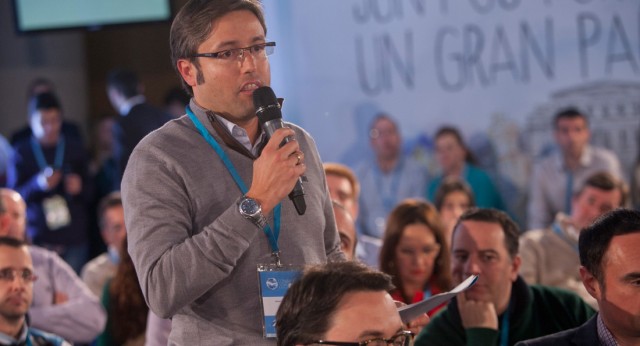 Participante en la convención Nacional  