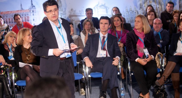 Juan José Matarí en la convención Nacional del Partido Popular