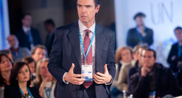 El Ministro de Industria José Manuel Soria. 