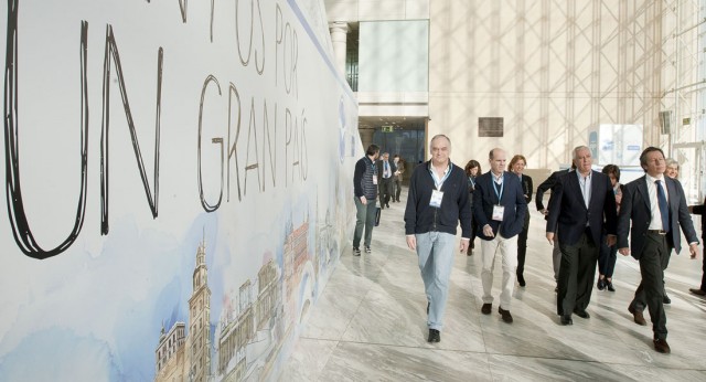 Visita de los Vicesecretarios Generales por las instalaciones de la Convención Nacional