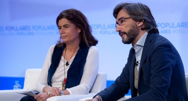 Carmen Sánchez-Cortés e Iñaki Oyarzabal en el Foro Más Justicia, Mejor Sociedad