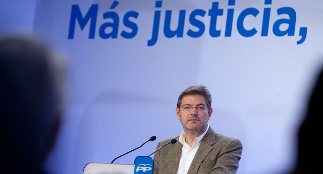 El ministro de Justicia, Rafael Catalá, interviene en el Foro Más Justicia, Mejor Sociedad