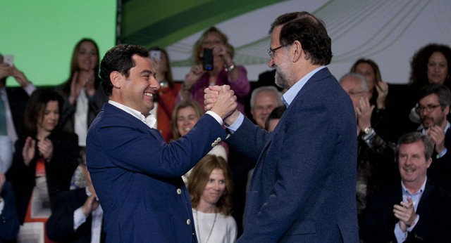 Mariano Rajoy con Juanma Moreno