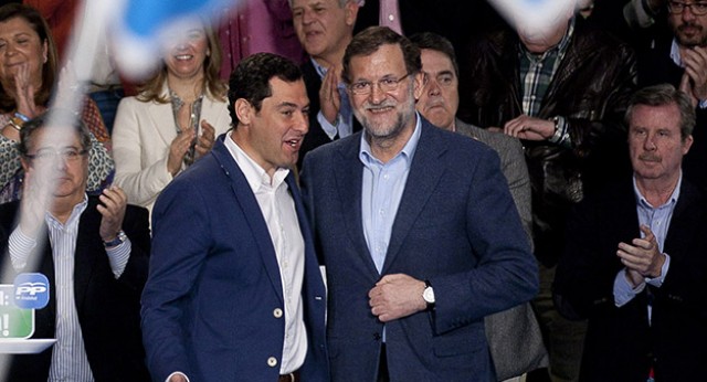 Mariano Rajoy con Juanma Moreno