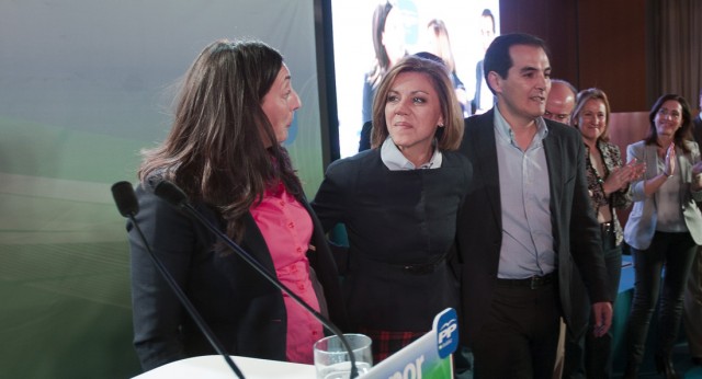 María Dolores de Cospedal y José Antonio nieto en Córdoba 