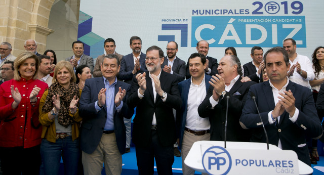 Clausura acto en Jerez de la Frontera de Mariano Rajoy