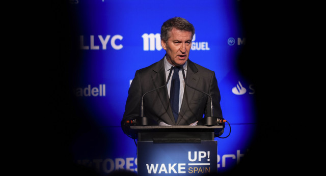 Alberto Núñez Feijóo en la V edición del Foro Económico Español “Wake up, Spain!