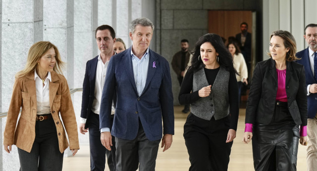 Alberto Núñez Feijóo en un acto en Palma de Mallorca