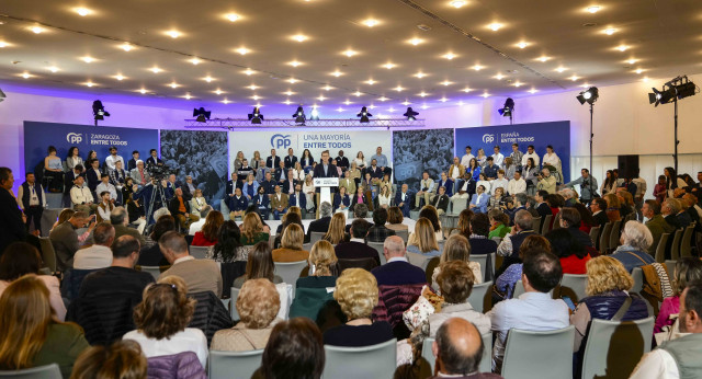 Alberto Núñez Feijóo en el acto de entrega de carnés a nuevos afiliados 