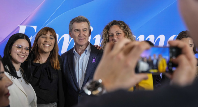 Alberto Núñez Feijóo en un acto en Palma de Mallorca