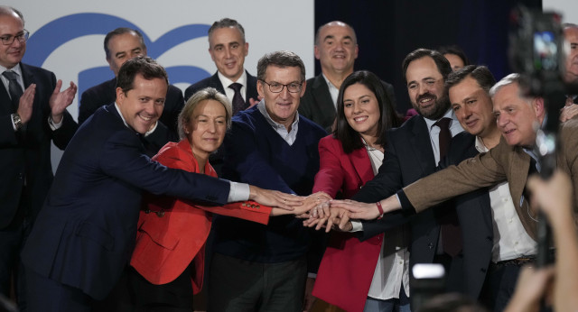 Alberto Núñez Feijóo en un acto en Cuenca 