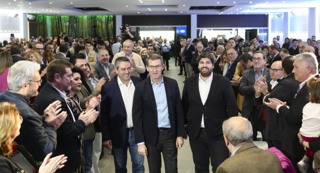 Alberto Núñez Feijóocto de presentación del candidato del PP a la Alcaldía de Alcantarilla, Joaquín Buendía