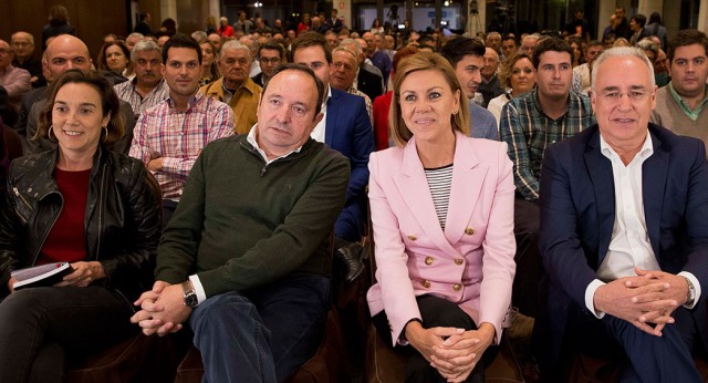 María Dolores de Cospedal participa en la Junta Directiva del PP de La Rioja