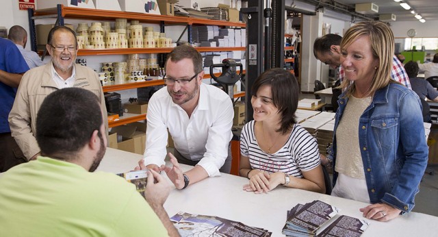 Javier Maroto visita el centro especial de trabajo de la Torxa (Lleida)