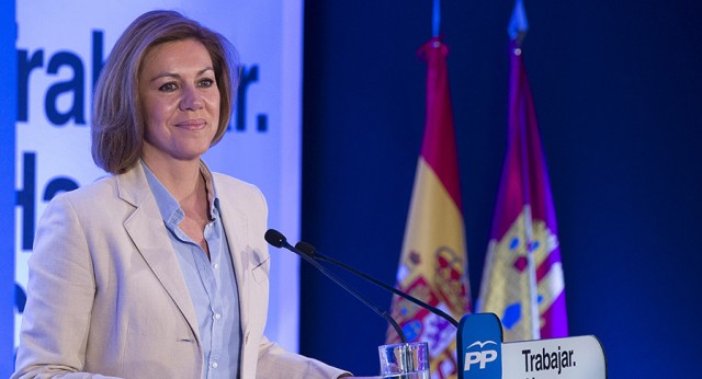 La secretaria general del Partido Popular, María Dolores de Cospedal