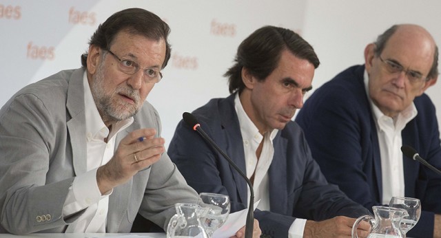 Mariano Rajoy durante su intervención en la clausura del Campus FAES 2015