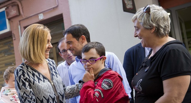 María Dolores de Cospedal visita Castelldefels