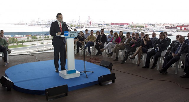 El presidente del Gobierno y del Partido Popular, Mariano Rajoy