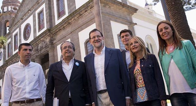 Mariano Rajoy en San Cristóbal de La Laguna (Tenerife)