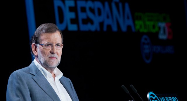 Mariano Rajoy en un momento de su discurso