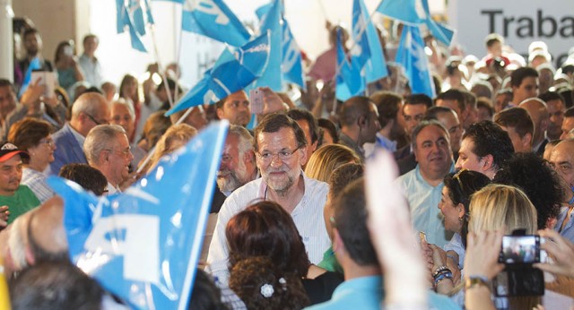 El presidente del Gobierno y del Partido Popular, Mariano Rajoy