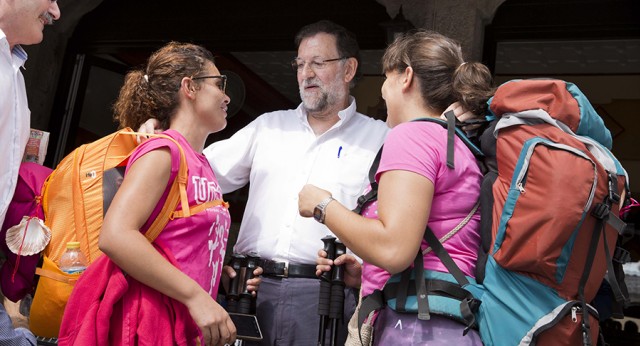 Mariano Rajoy visita Portomarín (Lugo)