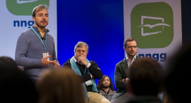 Javier Dorado durante su intervención el Foro de NN.GG