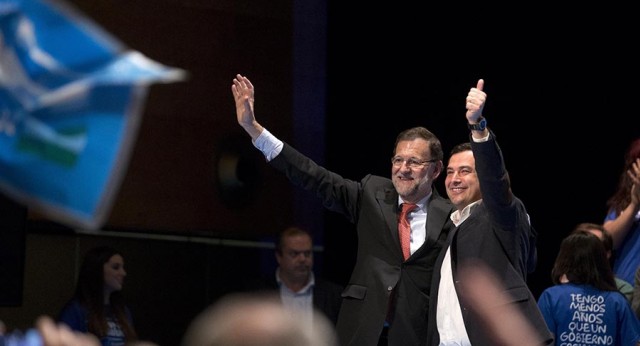 El único cambio posible en Andalucía: Mariano Rajoy y Juanma Moreno